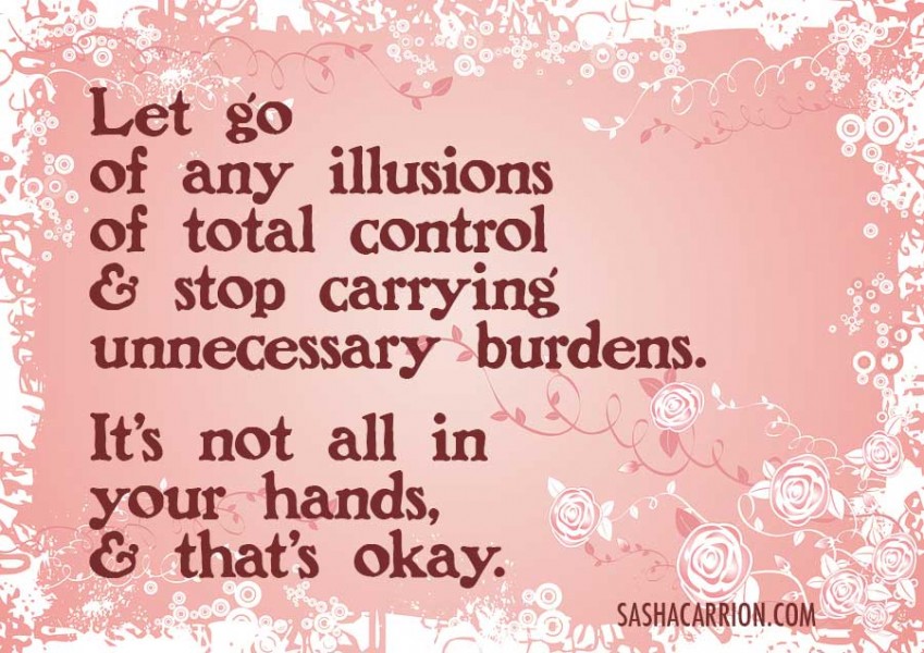 Let Go of the Need to Control